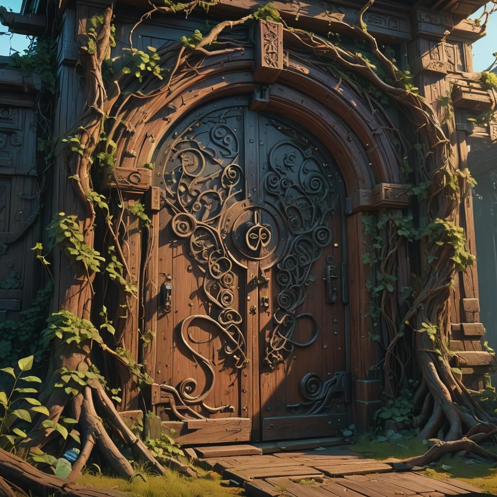 Mystical Doorway to a Fantasy World