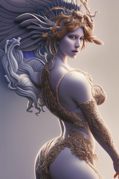 Persefone Concept Art: Divine Hyperrealism