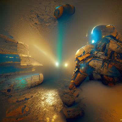 Cosmic Destruction with Volumetric Lighting