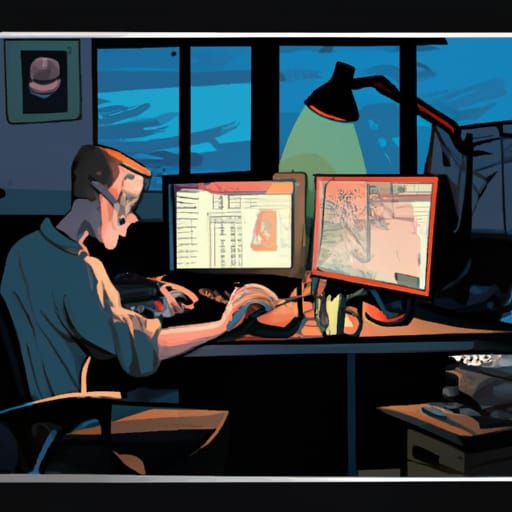 Late Night Programming in Comic Book Style
