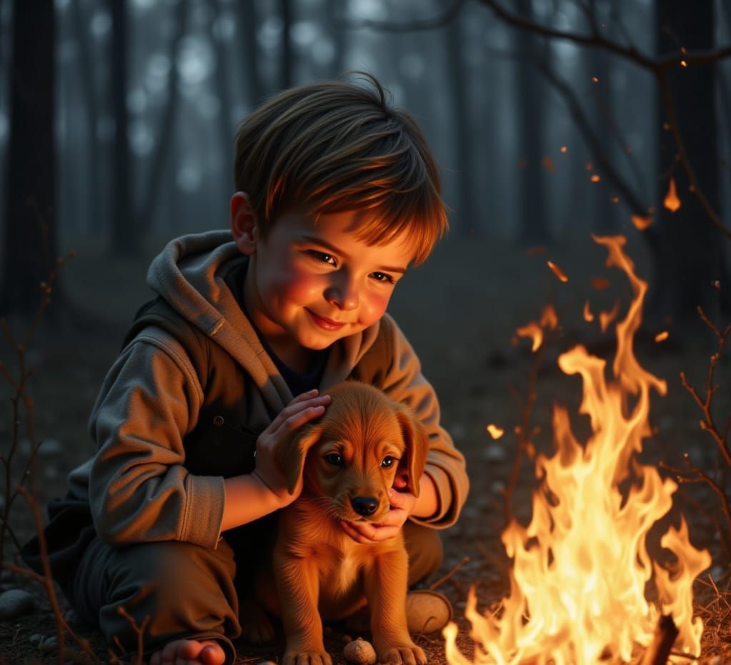 <lora:Backlit Silhouettes:1.0> <lora:DysTurbd PaYNt:0.5> <lora:Simply Freckles:1.0> a young freckled child playing with ...