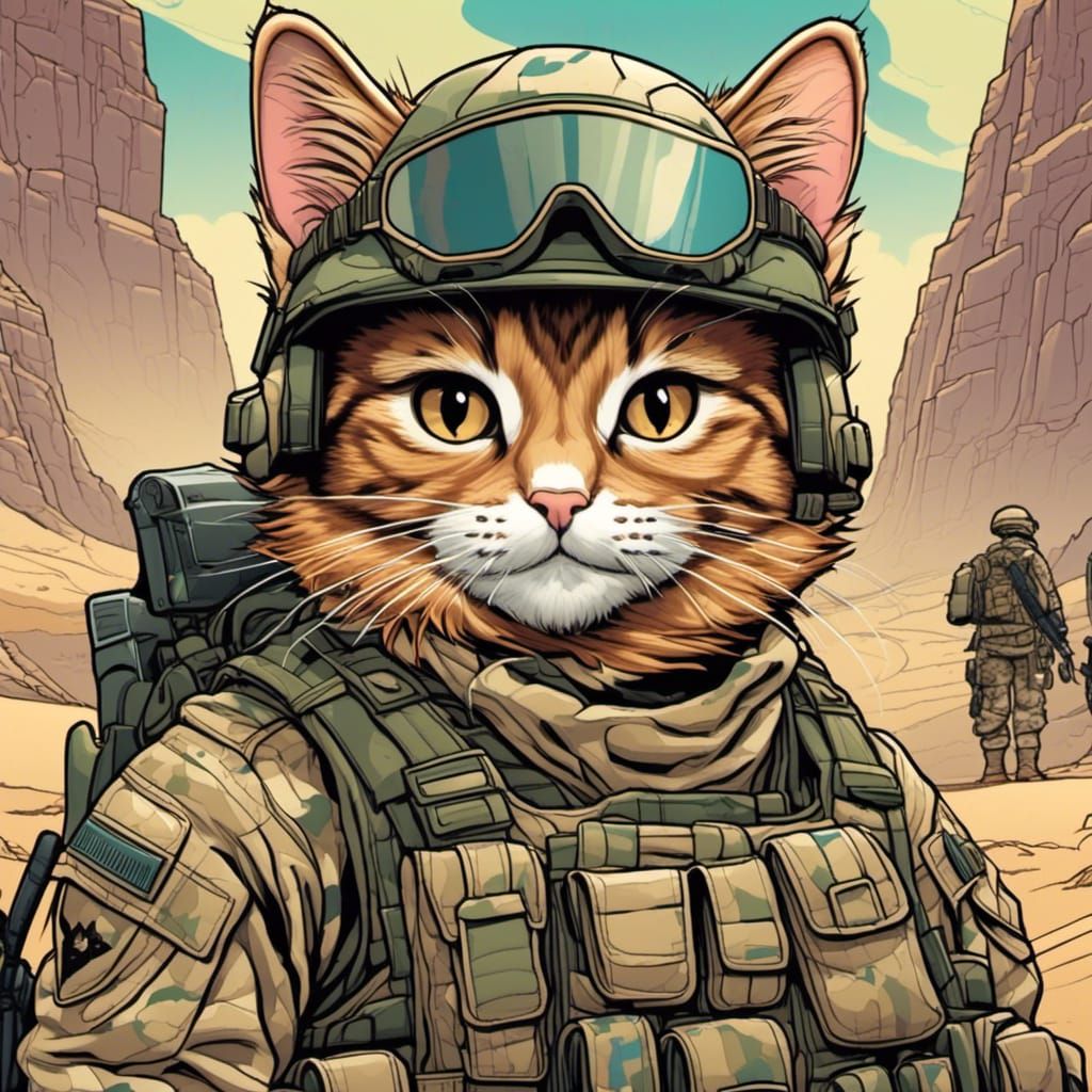 Soldier Cat - Comic Book XL