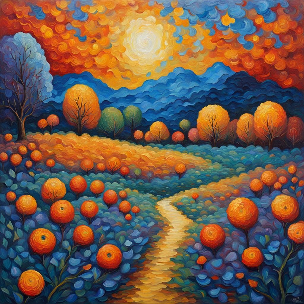 Neo-Impressionist Alchemy in Expressionist Style