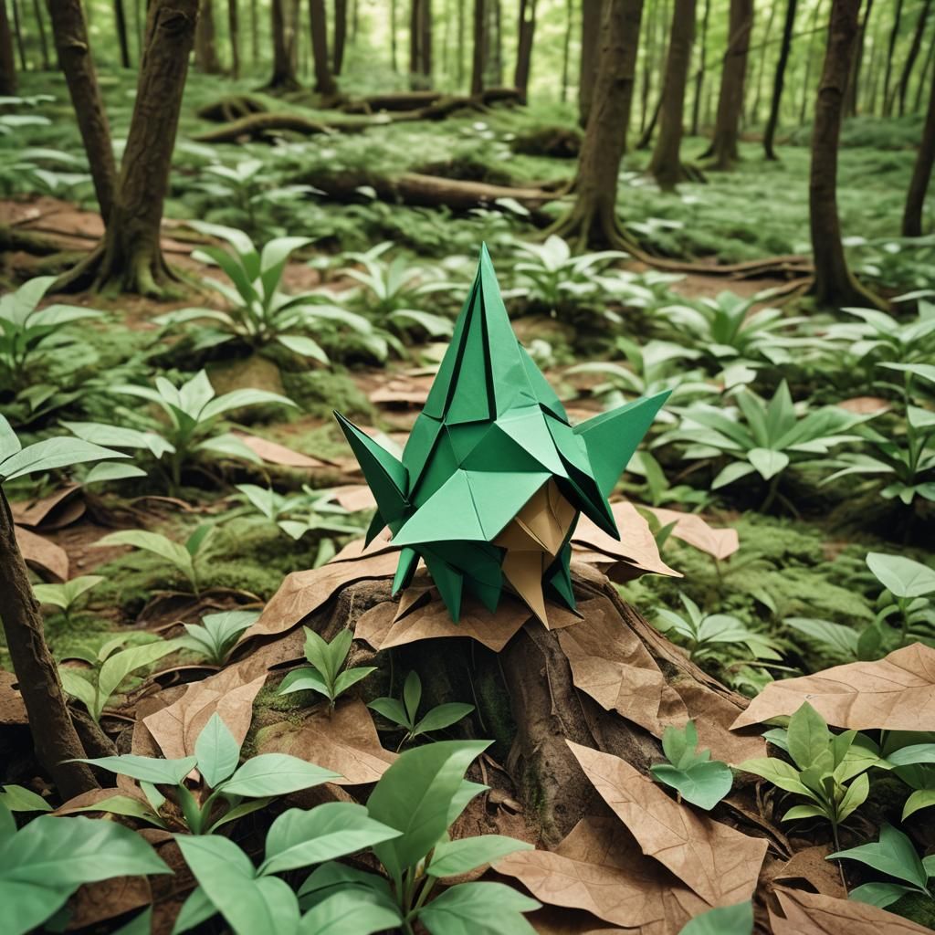 Legend of Zelda Korok Origami Papercraft