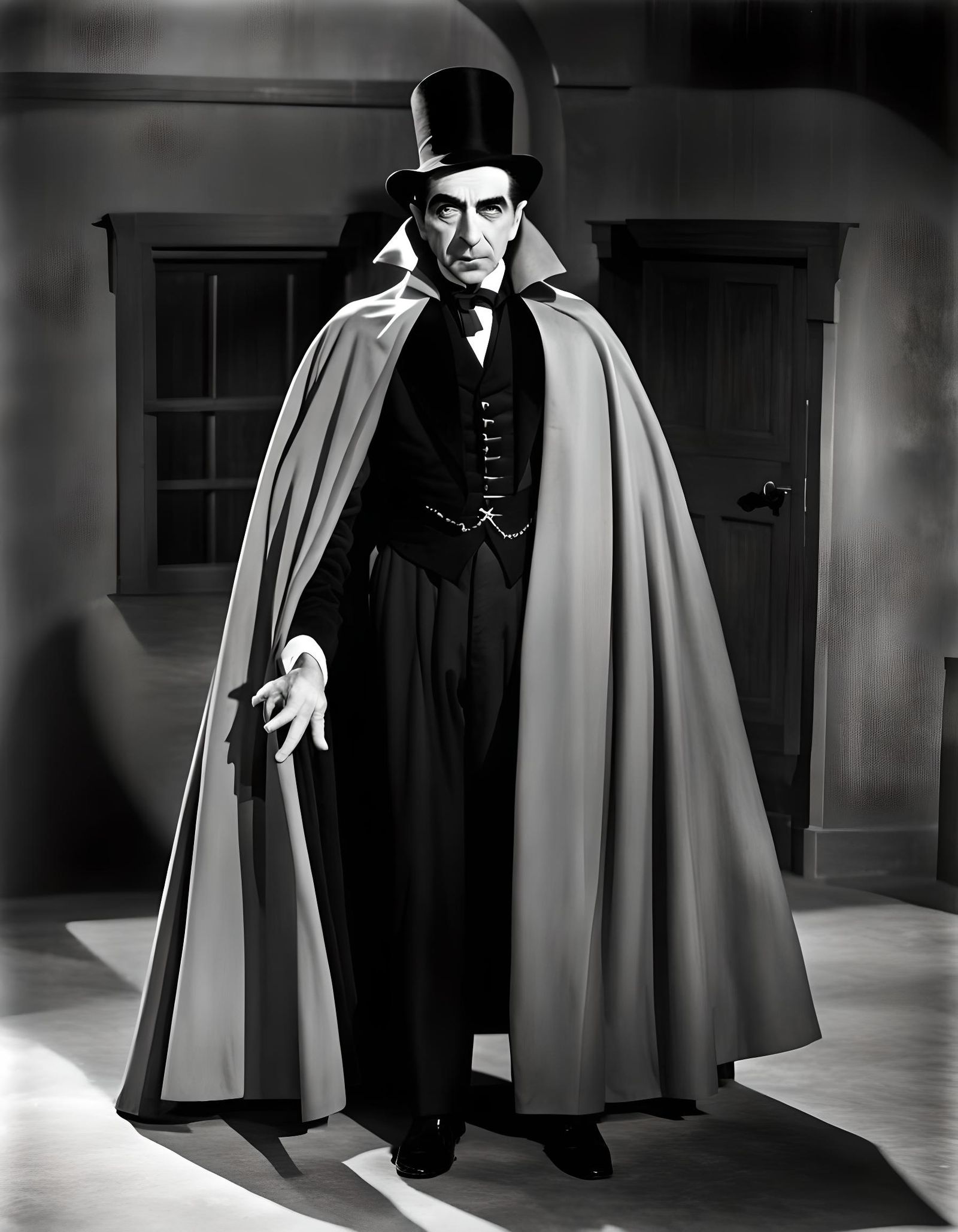 Bela Lugosi as Dracula: Classic Vampire Portrait