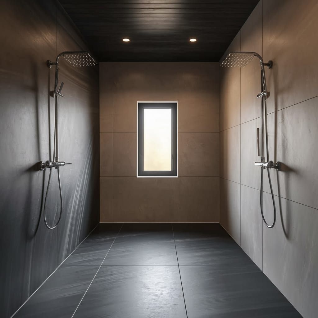 Surreal Scandinavian Bathroom in Minimalist Style