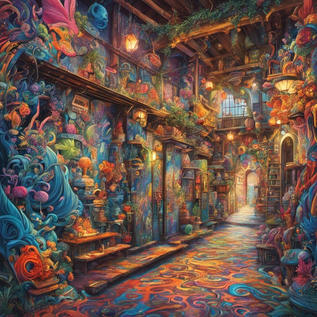 Detailed Fairies in Graffiti Art Style