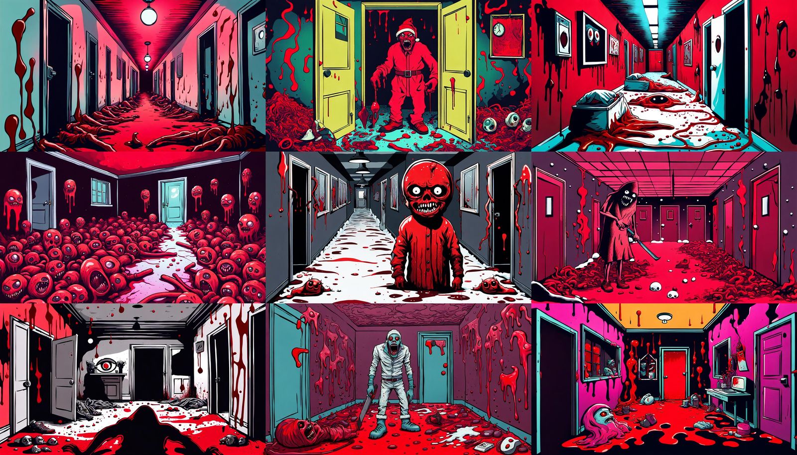 Psychedelic Cyborg Nightmare: A Bloody Christmas Apocalypse