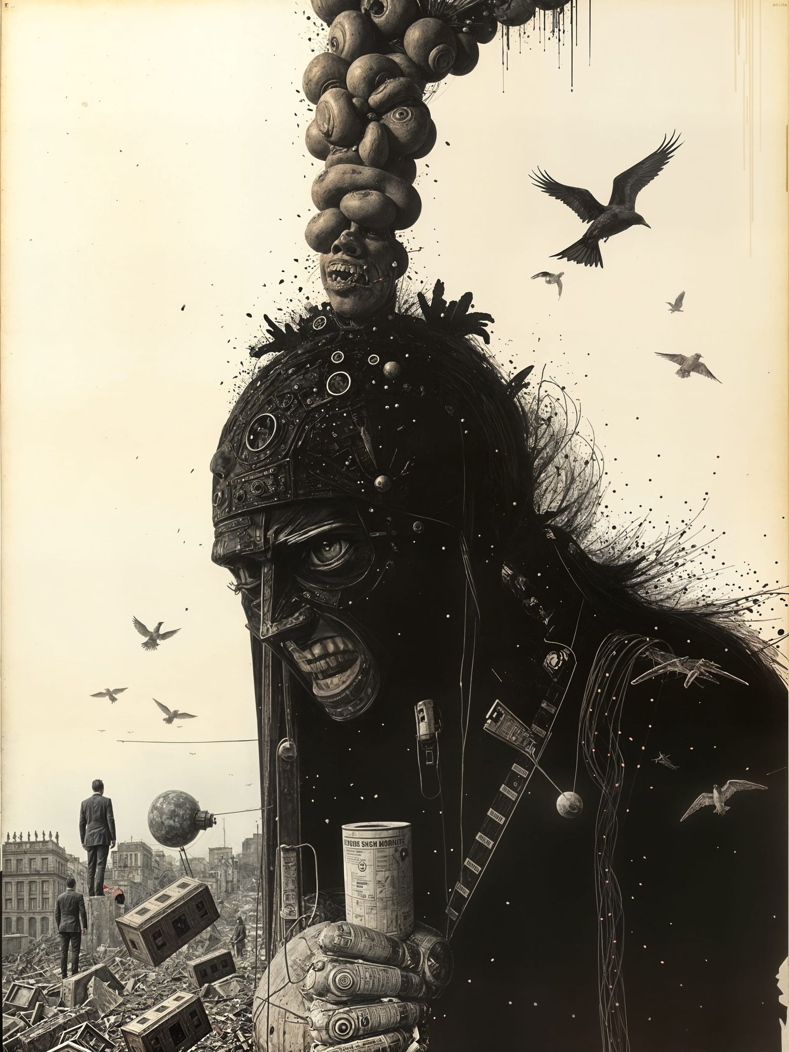 Provocative Underground Art Magazine Page