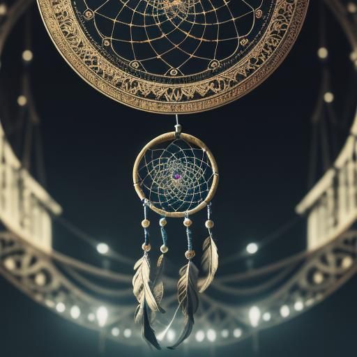 Intricate Dream Catcher in Hyperrealistic Style