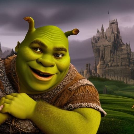 Epic Shrek Digital Matte Painting
