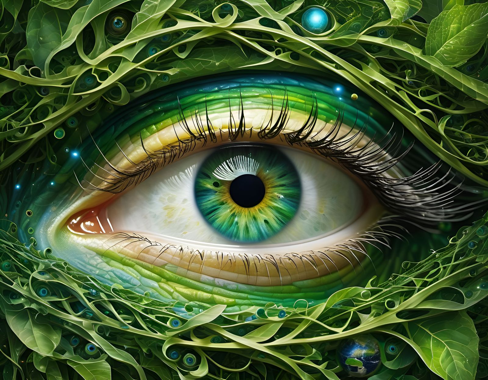 Divine Entity Envisioned as Mother Earth