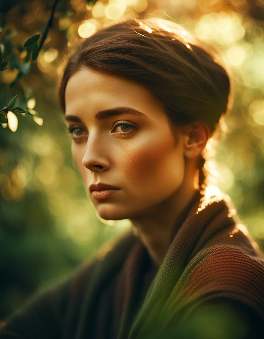 Ethereal Portrait Photography of Woman in Natural Setting