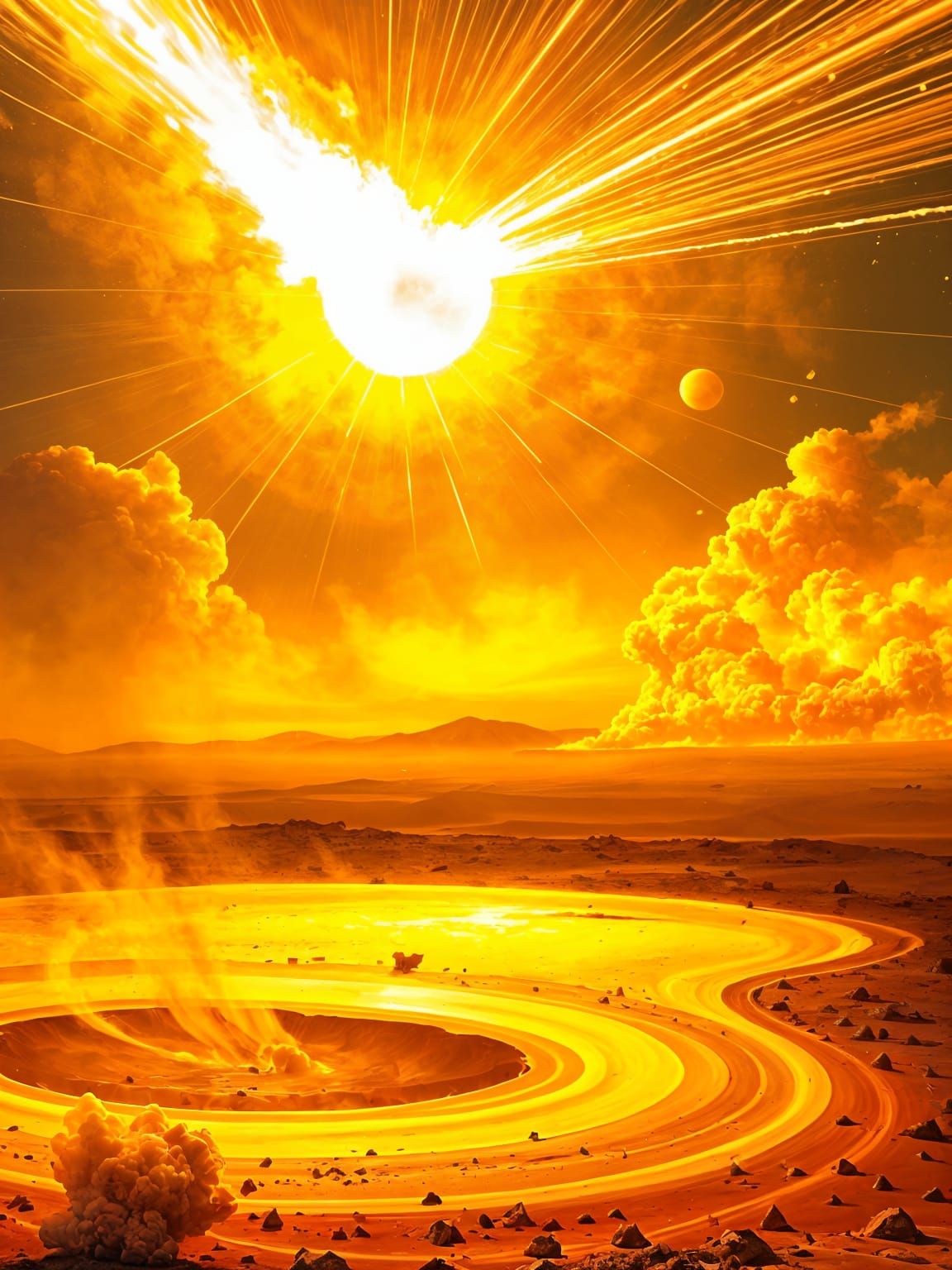 Sahara Meteor Airburst Creates Libyan Desert Glass