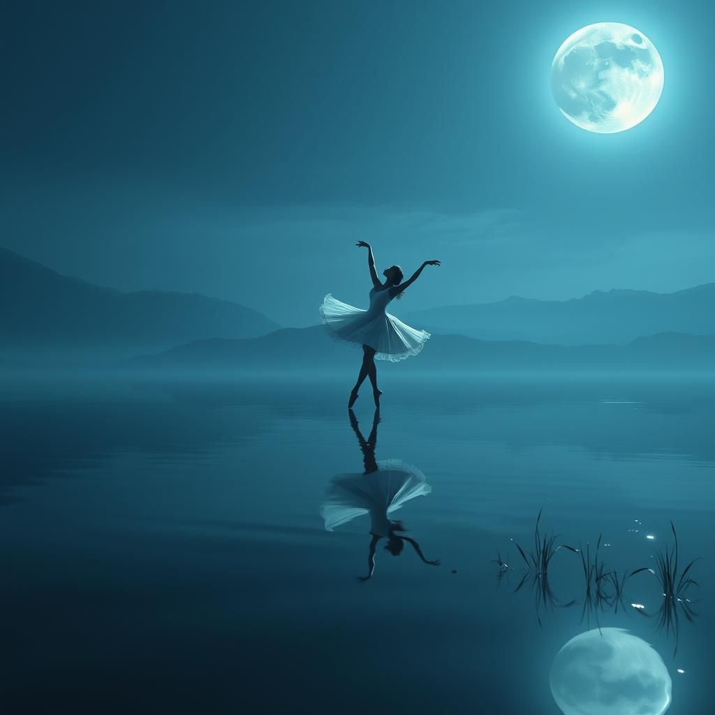 Ballet Dancer in Moonlight: A Fantastical Scene