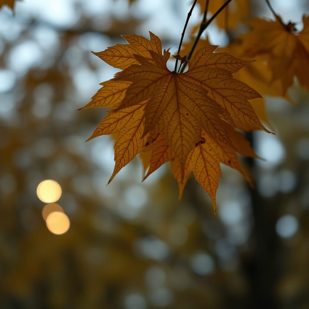 Glittering Reflection: Professional Photography with Bokeh