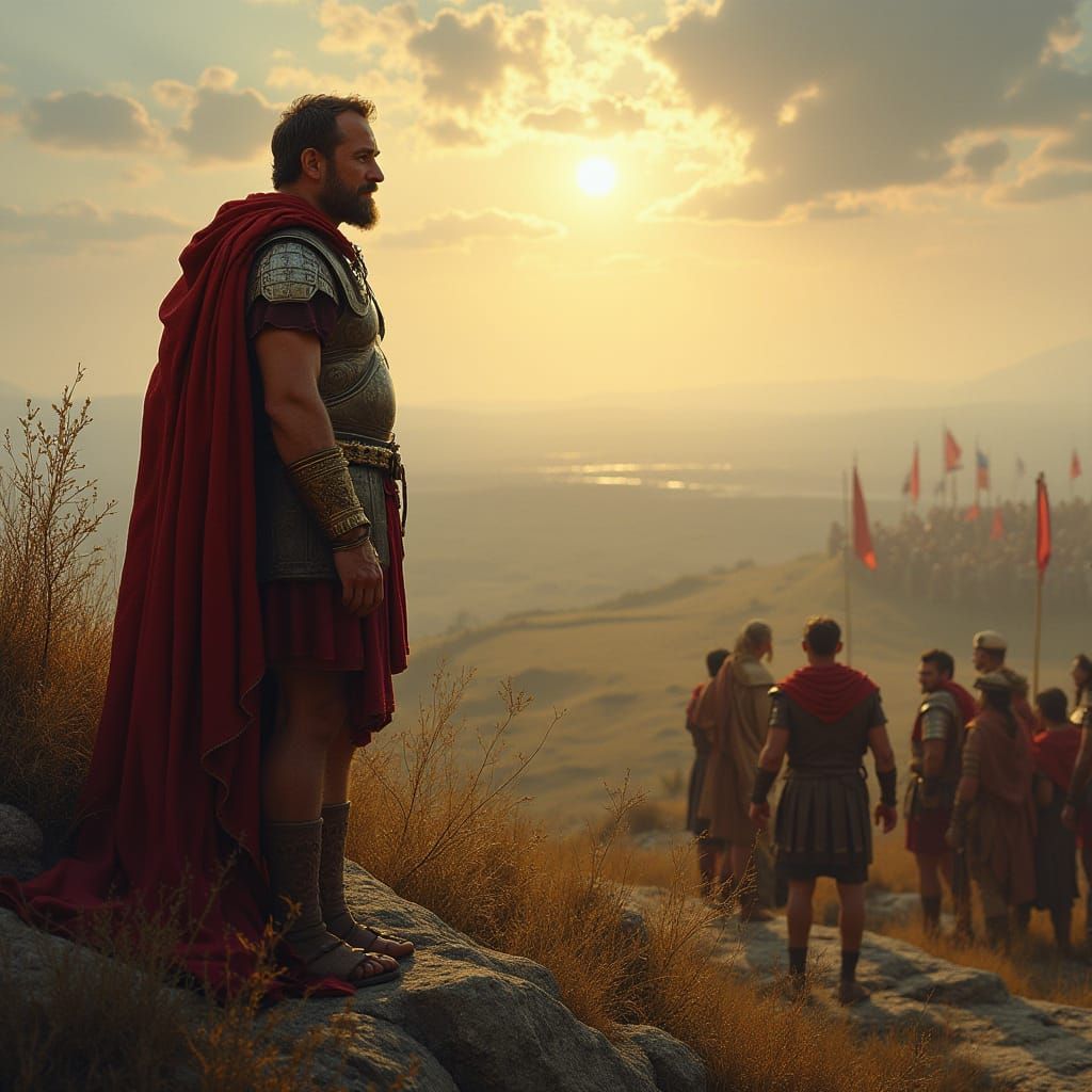 Roman General Contemplates Gaulish Conquest
