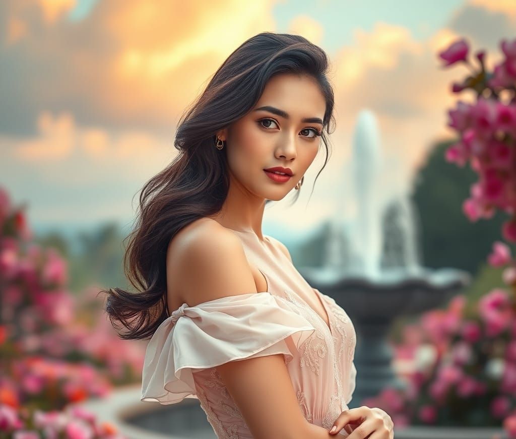 Ethereal Beauty in Pastel Paradise