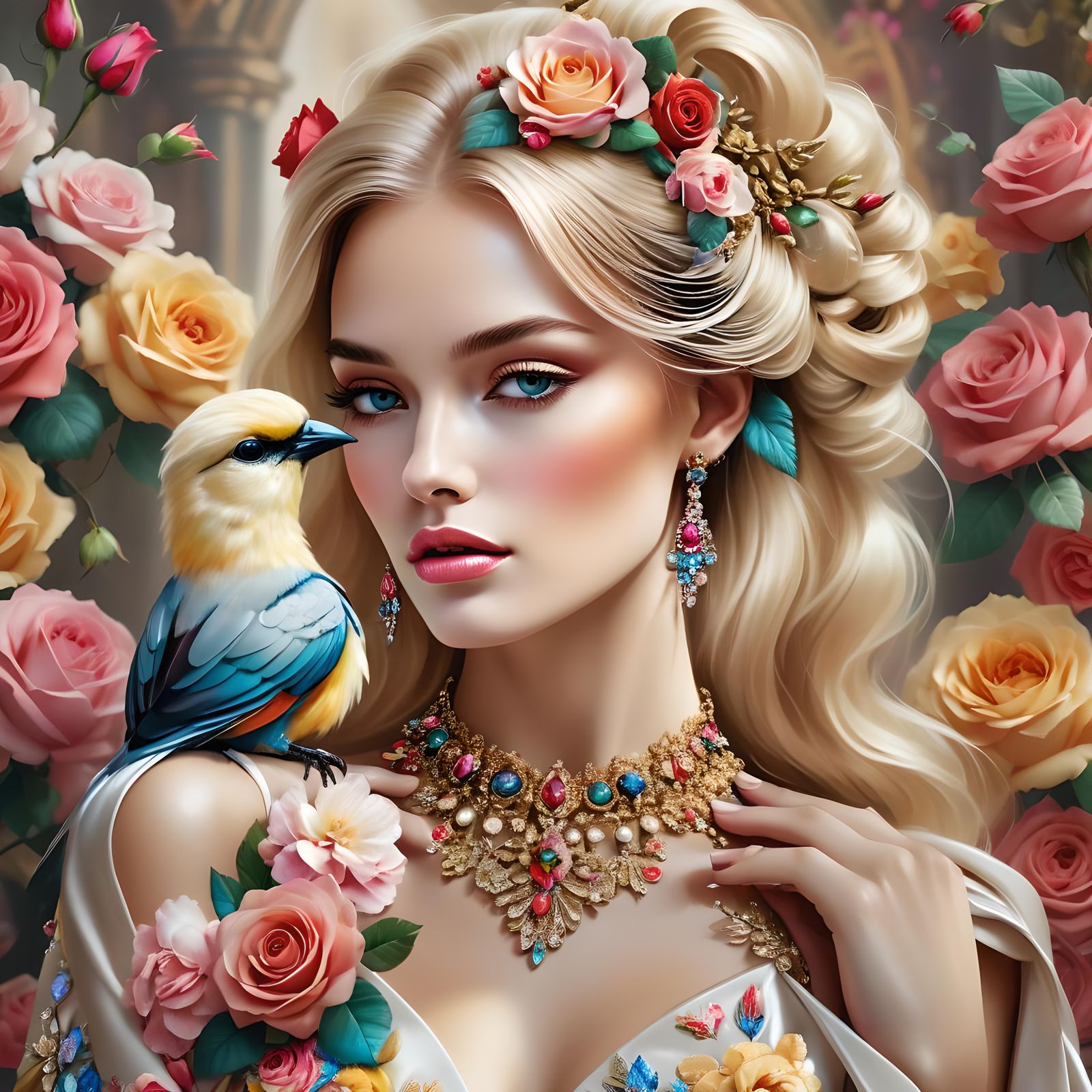 Russian Goddess of Nature and Flowers