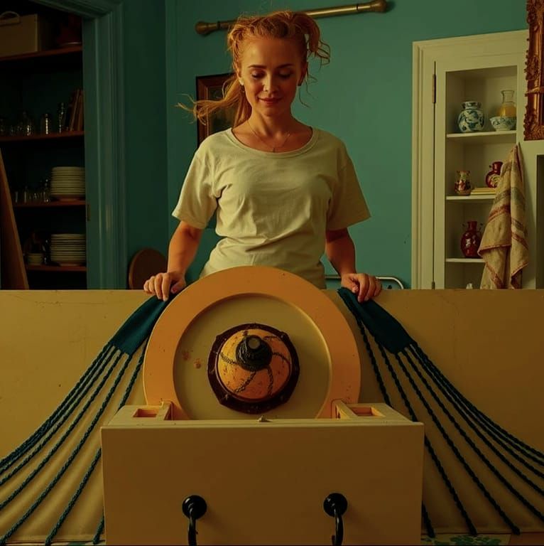 Dynamic Swirling Vortex Motion Abstract Art