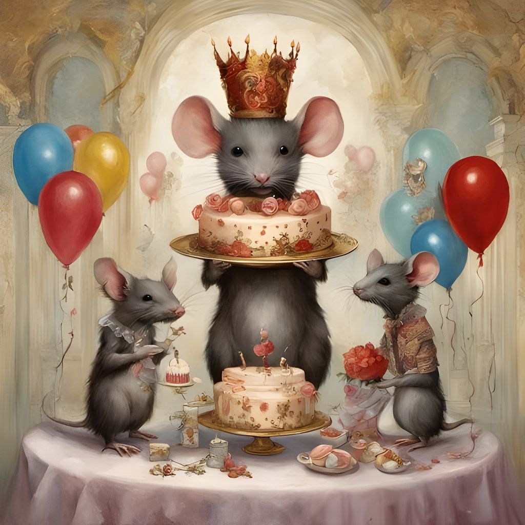 Rats' Birthday Party in a Palace