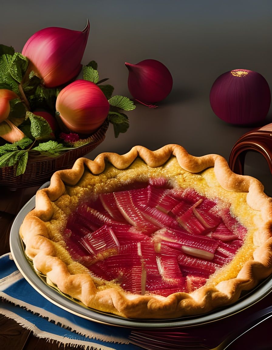 rhubarb pie