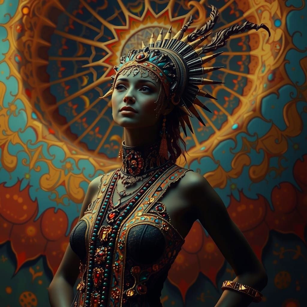 Masterpiece Painting of Beauty and Truth