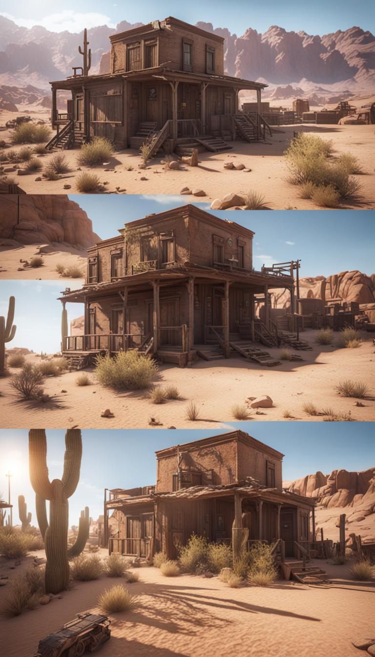 Desert ghost town