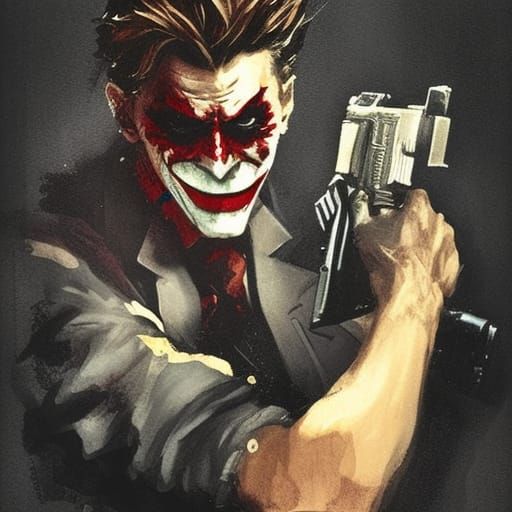 Sinister Joker Portrait
