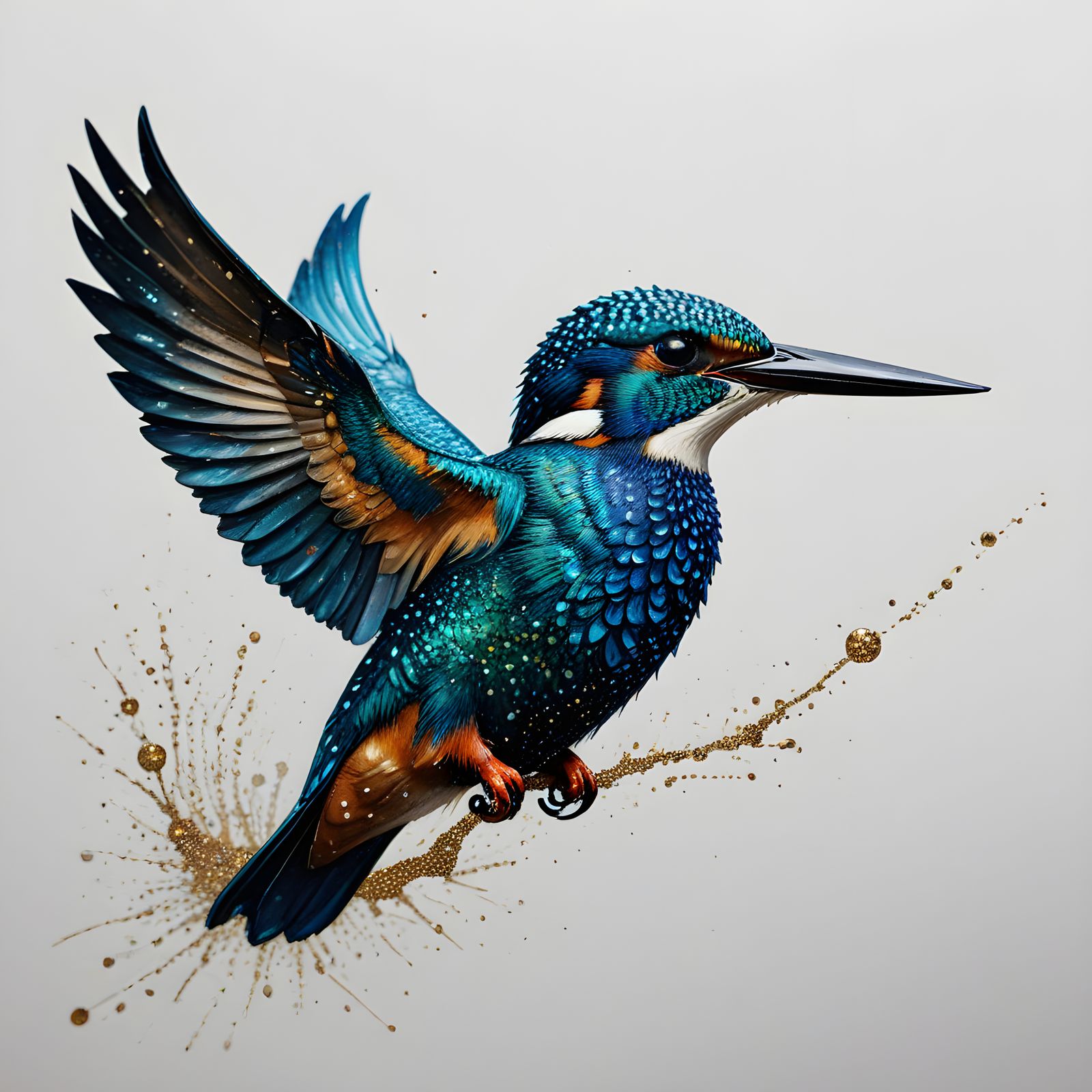Glittery Kingfisher