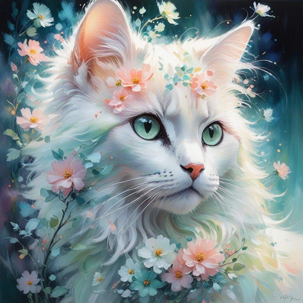 Impressionist Light Dance with Vibrant Brushstrokes