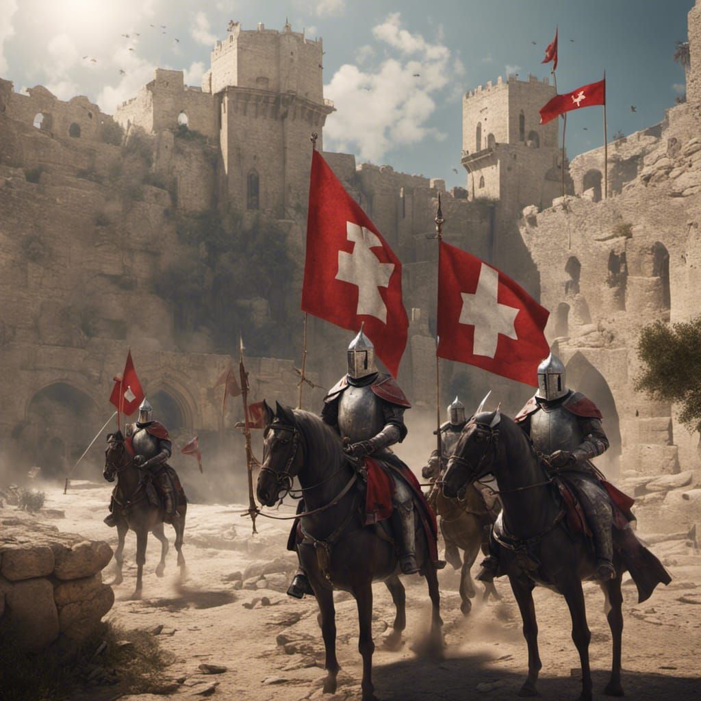 Knights of Malta in Jerusalem: Fantasy Concept Art