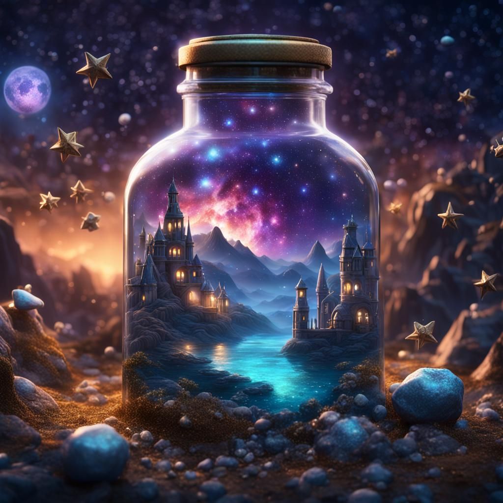 Mystical World in a Bottle: Fantasy Concept Art