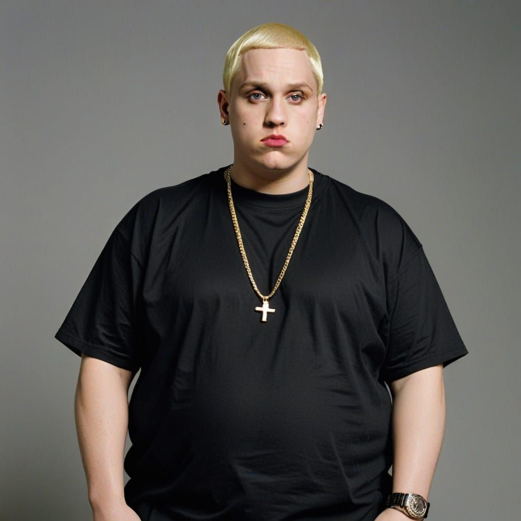 Obese Parody of the Infamous Rapper Slim Shady