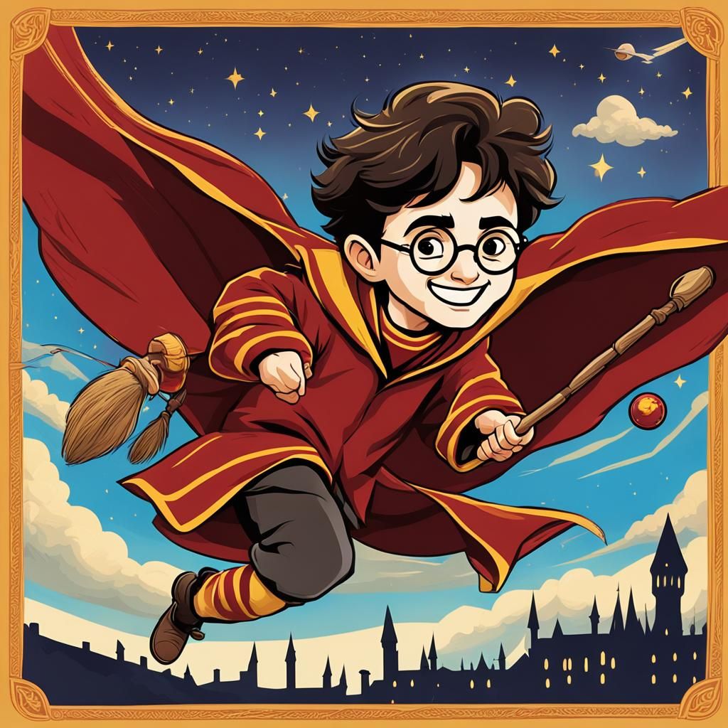 Harry Potter Wins at Quidditch