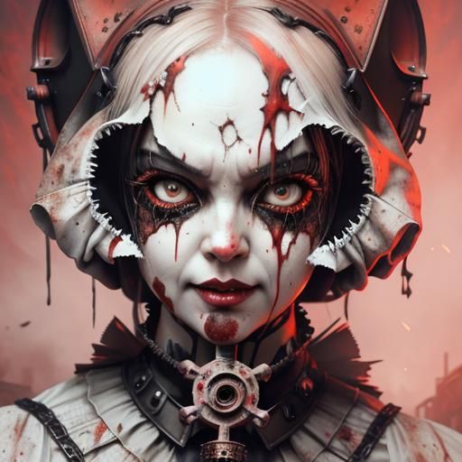 Evil Steampunk Hello Kitty Nightmare