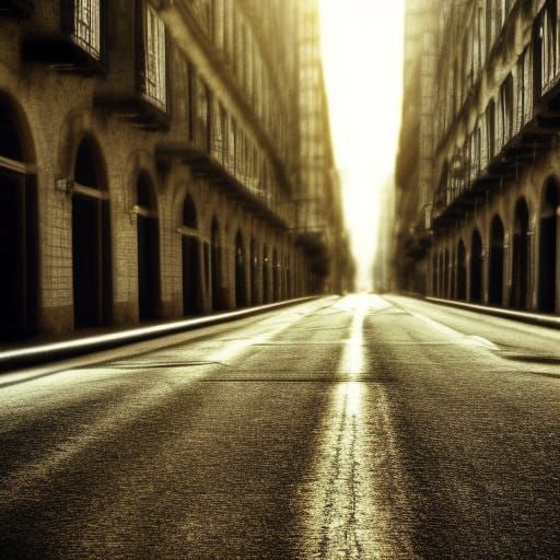 Hyperrealistic Unfinished Roadway in High Definition