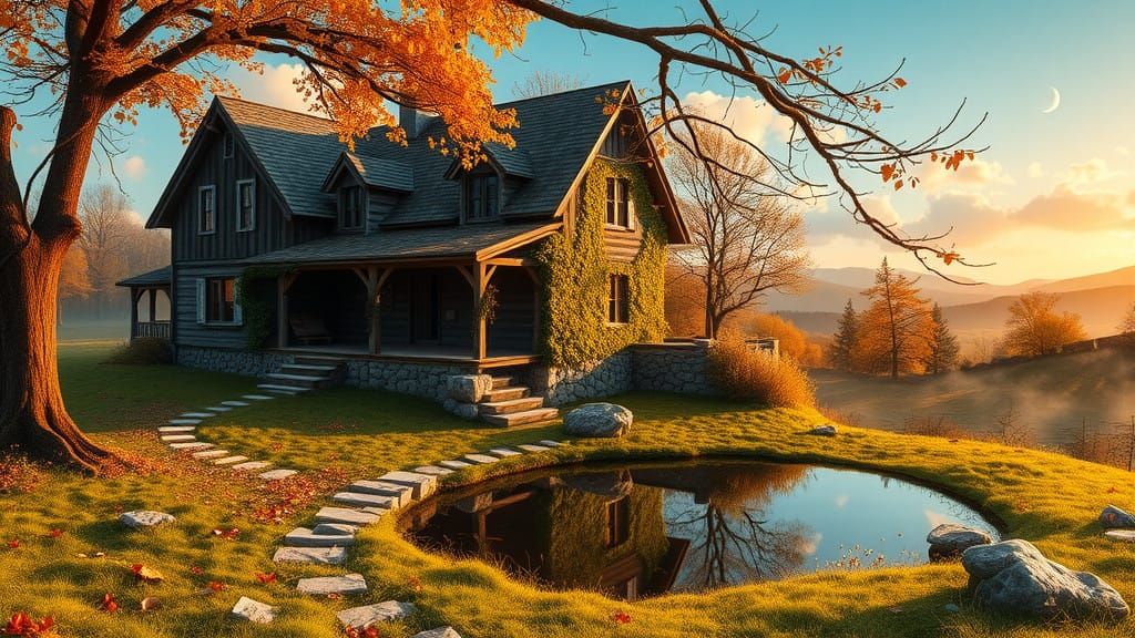 Weathered Wooden House