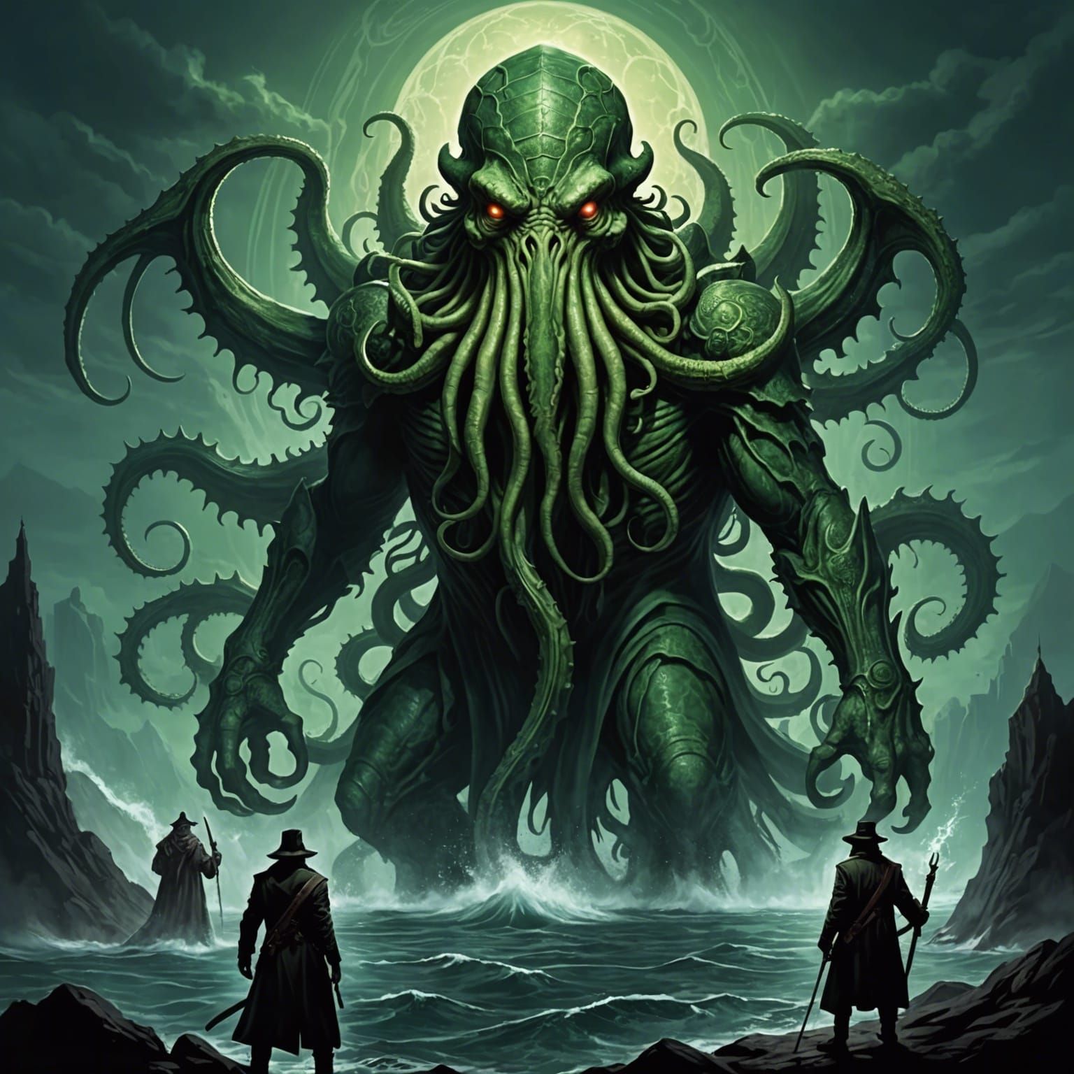 Cthulhu Mythos AI Generated Image