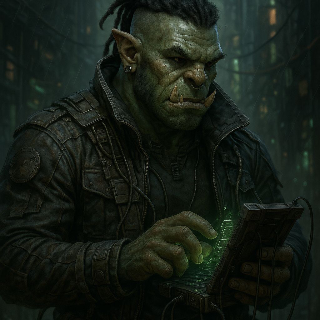 Shadowrun Cyberpunk Ork Technomancer