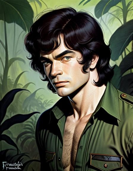 young Colin Blunstone in the jungle