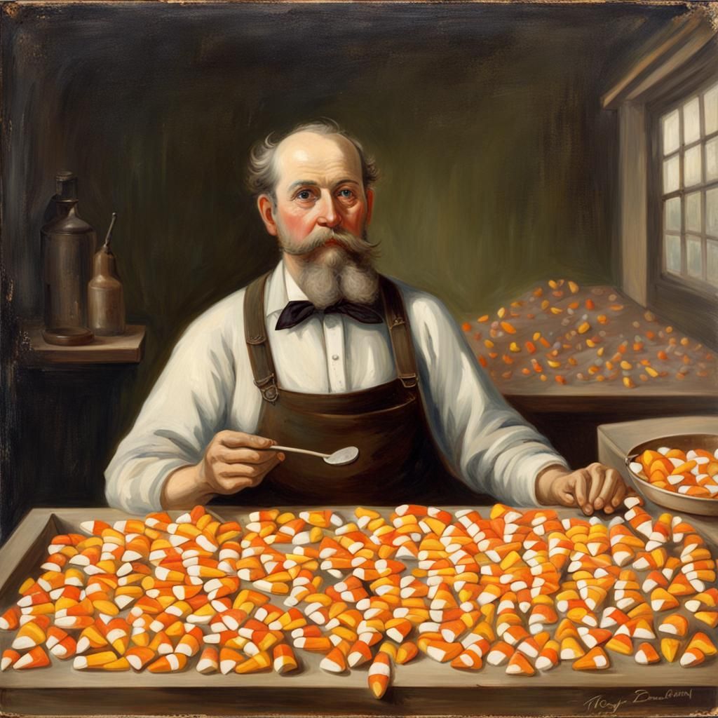 Candy Corn Inventor: Action Painting of George Renninger