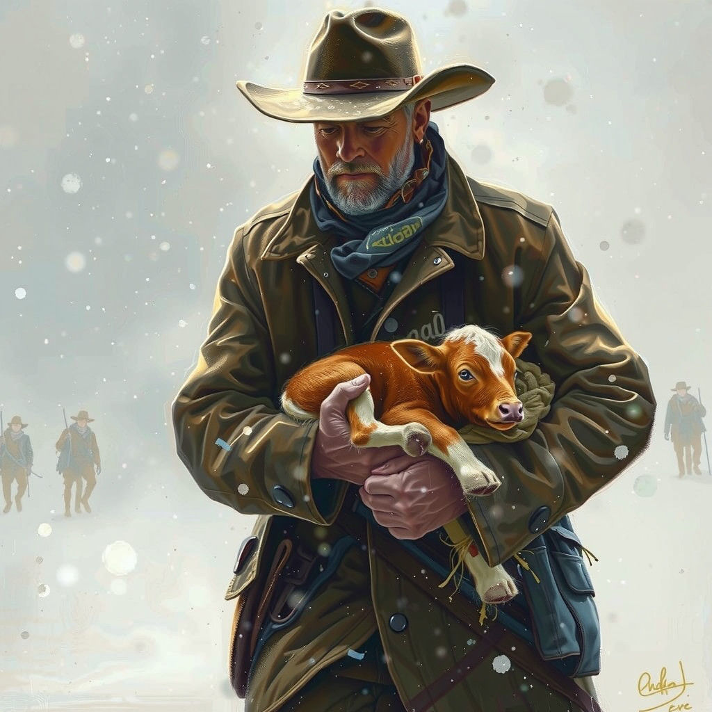 Cowboy Brings Hope in the Blizzard