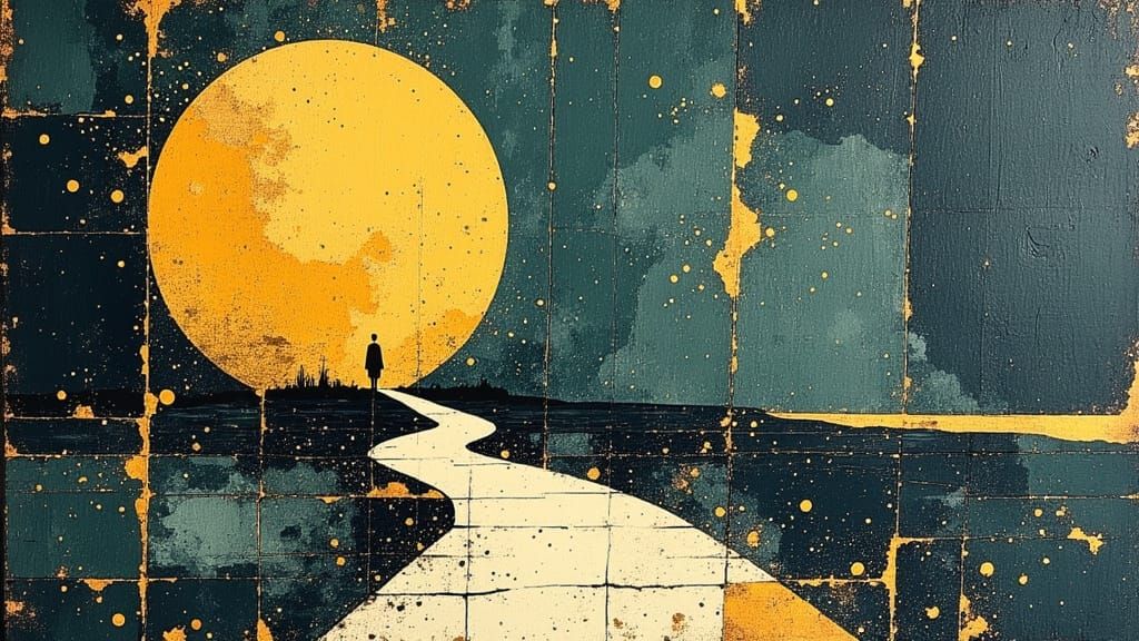 Abstract Art of Approaching Madness and Oblivion