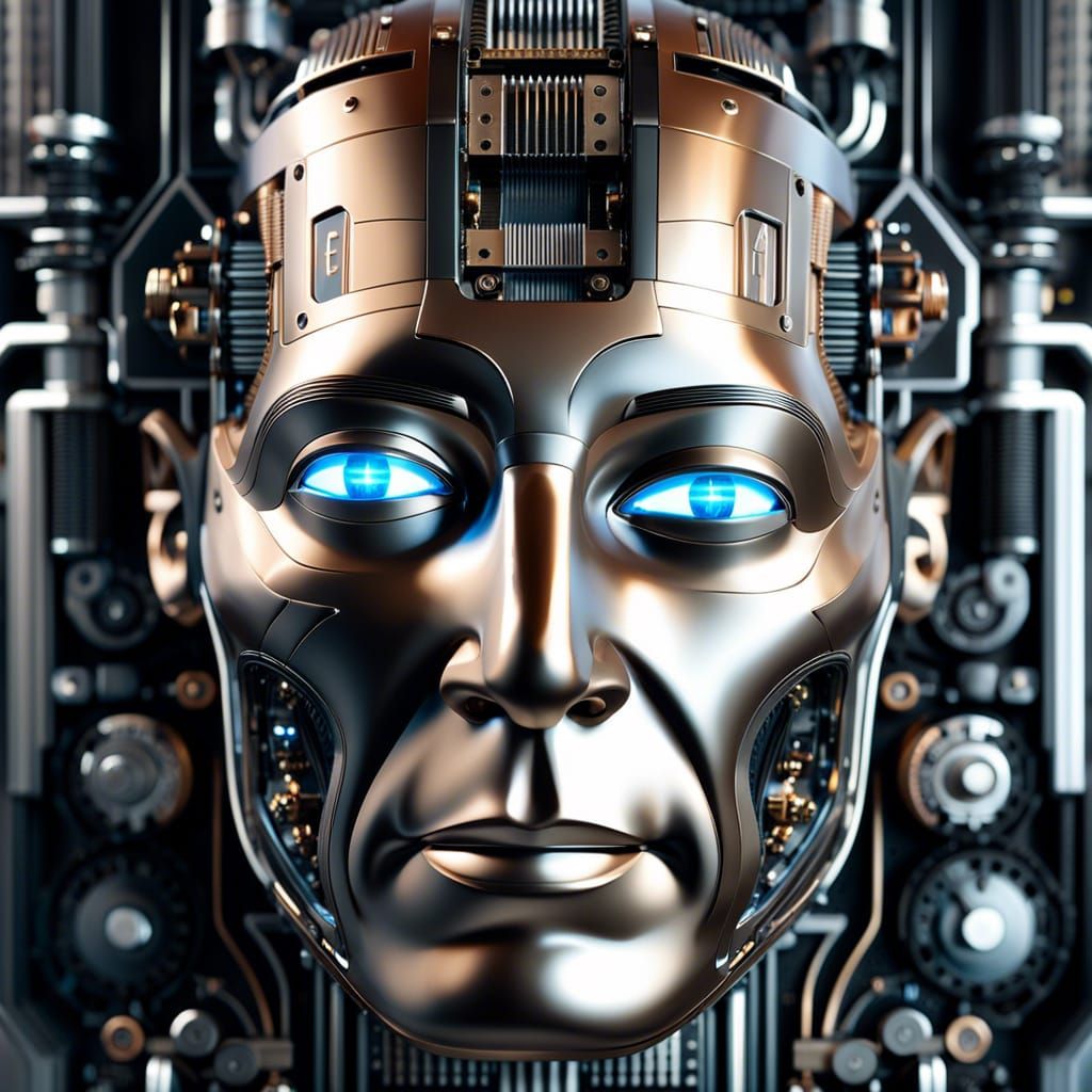 Nikola Tesla merged with AI