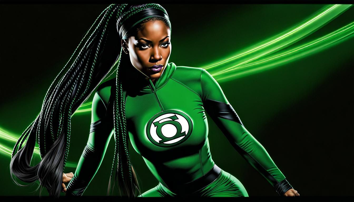 Green Lantern Reimagined: Urban Hip-Hop Art