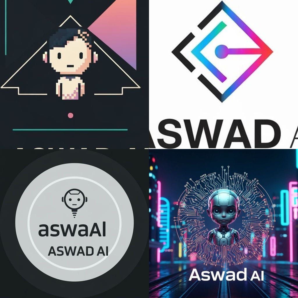 Aswad AI Logo with Avatar