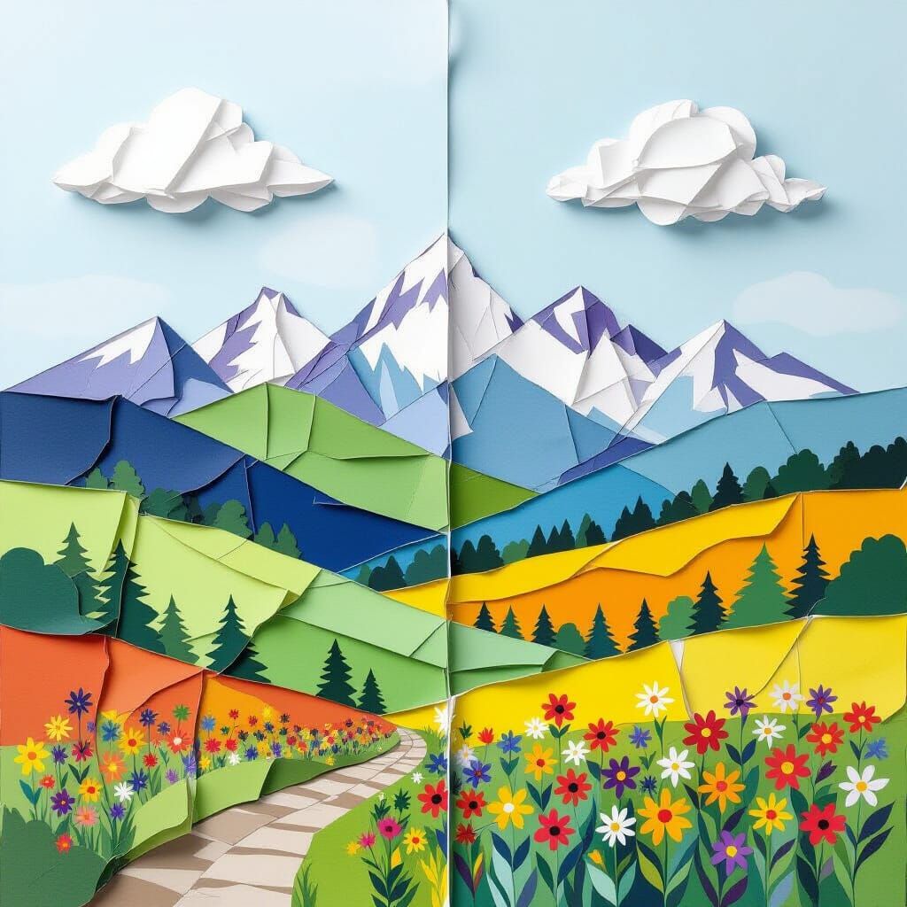 Notebook Page Landscapes