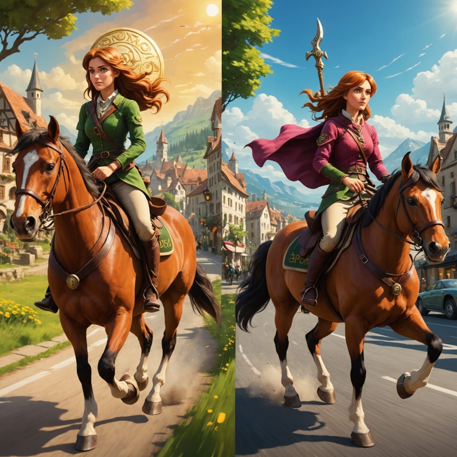 Mythical Creatures Embark on Parallel Journeys in Celtic-Ins...