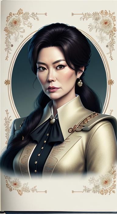 Detailed Storybook Portrait of a Beautiful Woman